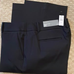 NWT Talbots 12 Black dress pants, full length, sits at waist.